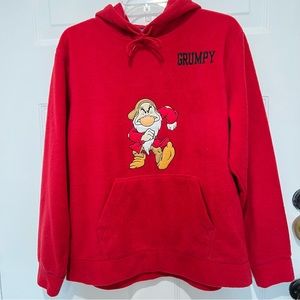 Disney Fleece “Grumpy” Hoodie Men’s Large